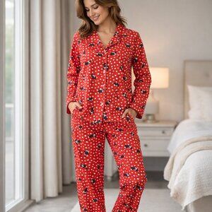 Angelina Dog Print Pajamas Wholesale 3-Pack (S) Gift Ready Flannel Cotton